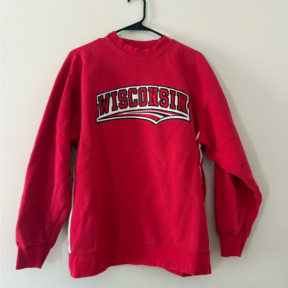 Adidas Red Crewneck Sweater